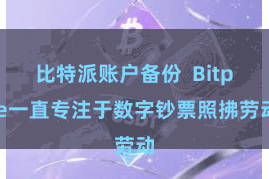 比特派账户备份 Bitpie一直专注于数字钞票照拂劳动