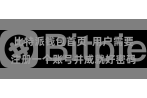 比特派钱包首页 用户需要注册一个账号并成就好密码