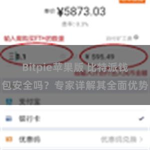 Bitpie苹果版 比特派钱包安全吗？专家详解其全面优势