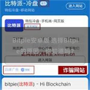 Bitpie安卓版 选择Bitpie的原因，你知道吗？