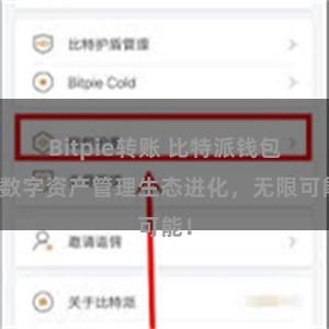 Bitpie转账 比特派钱包：数字资产管理生态进化，无限可能！