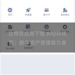 比特派应用下载 Bitpie钱包：数字资产管理助力者