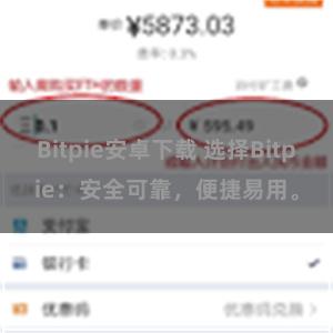 Bitpie安卓下载 选择Bitpie：安全可靠，便捷易用。