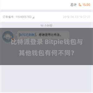 比特派登录 Bitpie钱包与其他钱包有何不同？