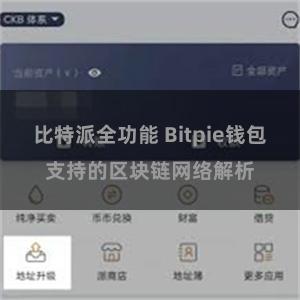 比特派全功能 Bitpie钱包支持的区块链网络解析