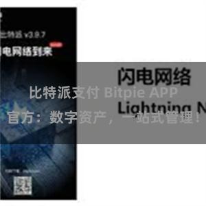 比特派支付 Bitpie APP官方：数字资产，一站式管理！