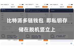 比特派多链钱包  即私钥存储在脱机竖立上