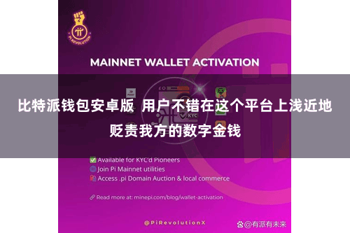比特派钱包安卓版  用户不错在这个平台上浅近地贬责我方的数字金钱