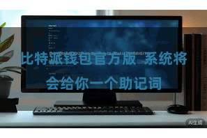 比特派钱包官方版 系统将会给你一个助记词