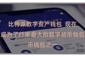 比特派数字资产钱包  现在照旧成为了行家最大的数字货币钱包之一