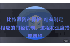 比特派资产保护  唯有制定了相应的门径轨制、进程和适度措施
